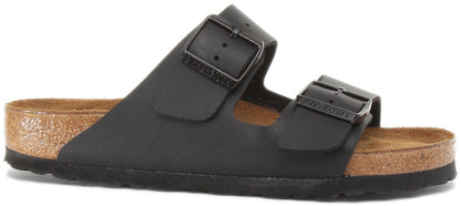Birkenstock Arizona Black Birko-Flor Unisex Two-Strap Sandals