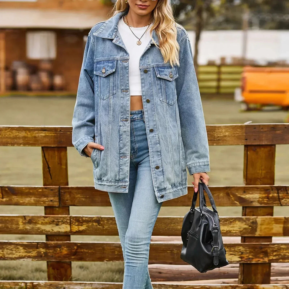 Vamelle | Women’s Vintage-Inspired Denim Jacket