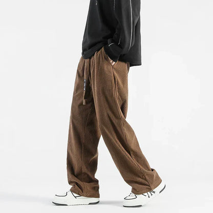 Zeldar | Men’s Corduroy Relaxed Fit Sweatpants