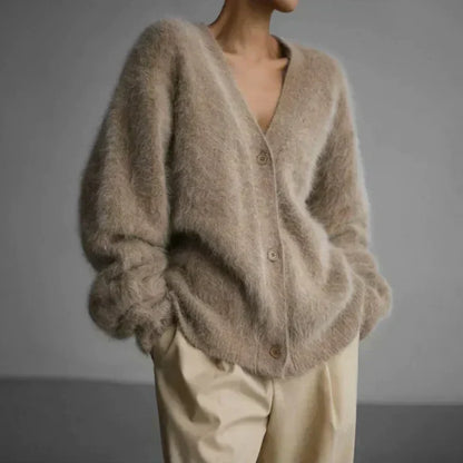Chariona | Women’s Ultra-Soft Draped Knit Cardigan